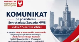 Komunikat Sekretariatu MWS 18.06.2026
