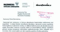 Apel referendalny u Burmistrza Nasielska