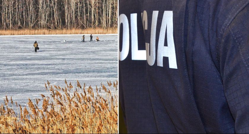 Tragedia podczas morsowania w powiecie rypińskim. Nie żyje mężczyzna