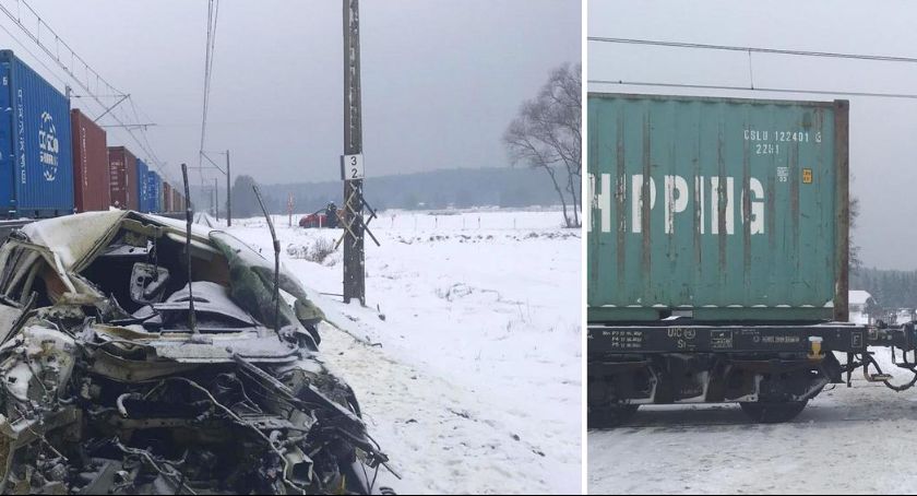 Wypadek na przejeździe kolejowym w Dobromierzu [ZDJĘCIA]