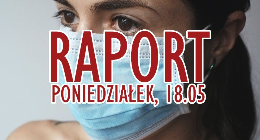 KORONAWIRUS W POWIECIE - poniedziałek, 18.05