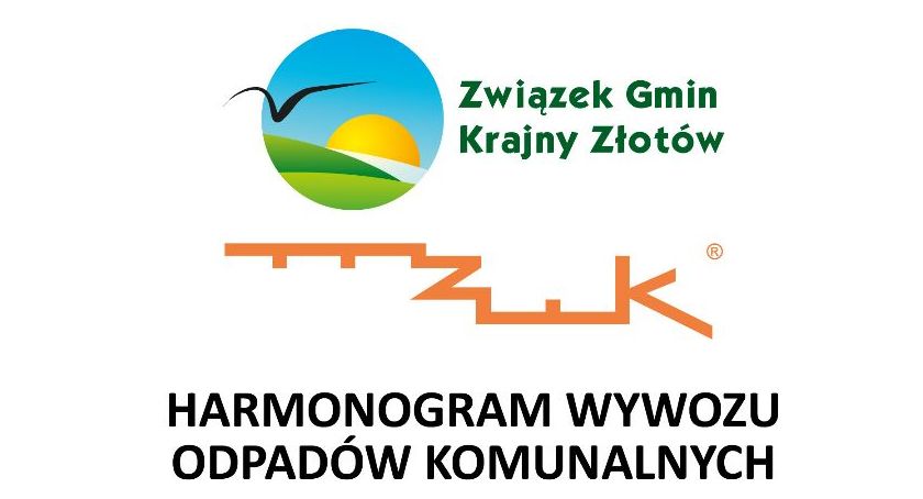 Harmonogram wywozu odpadów komunalnych (obowiązujący od lipca 2020)