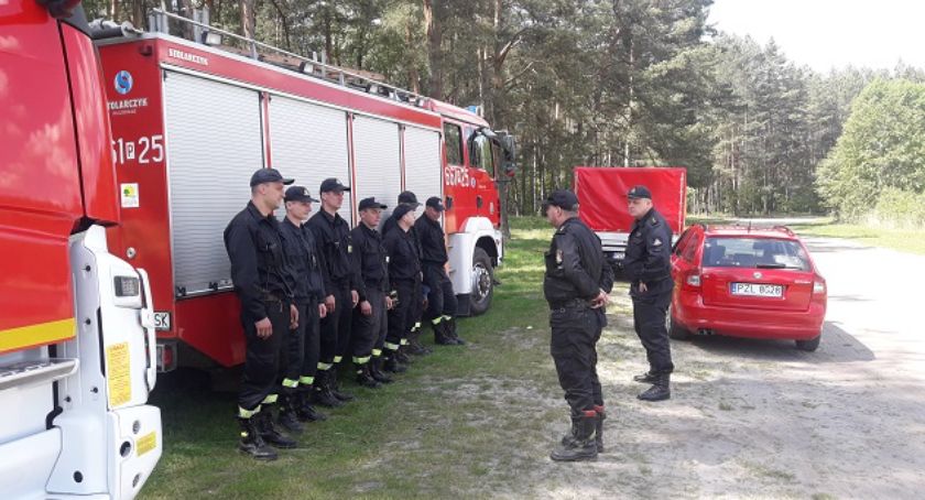 Ćwiczenia złotowskich strażaków