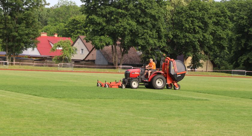 Ostatnie prace na stadionie przy ul. Wioślarskiej