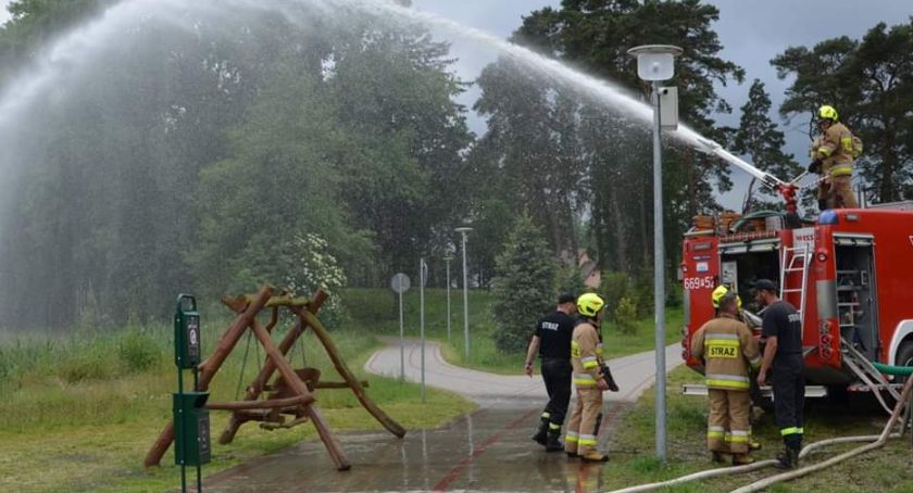 Ćwiczenia strażaków z OSP Zakrzewo