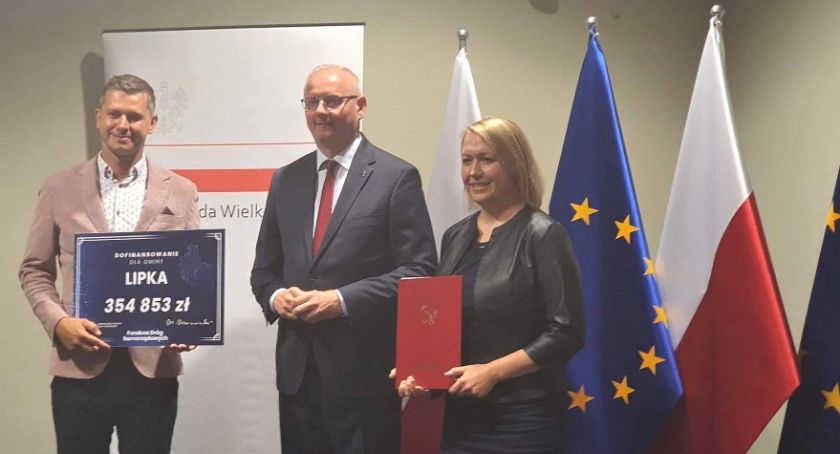 Dofinansowanie przebudowy drogi w Lipce