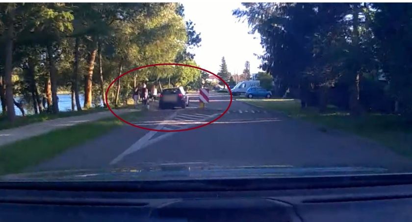 Pirat drogowy na ul. Jeziornej [WIDEO]