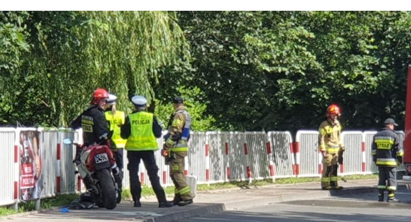 Śmiertelny wypadek motocyklisty w Złotowie