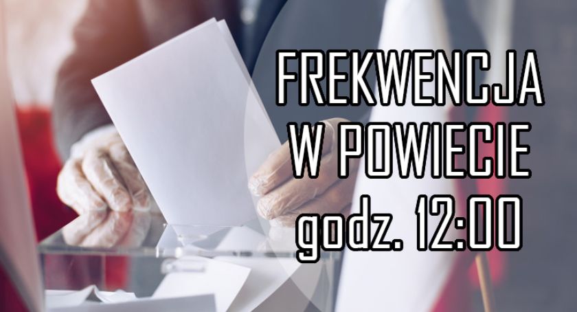 II tura wyborów 2020 - frekwencja na godz. 12:00