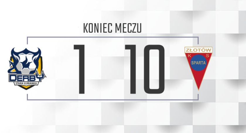 Sparta Złotów kontra Derby Stara Łubianka