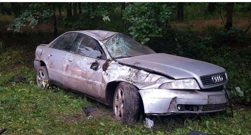 Ratował się ucieczką do rowu