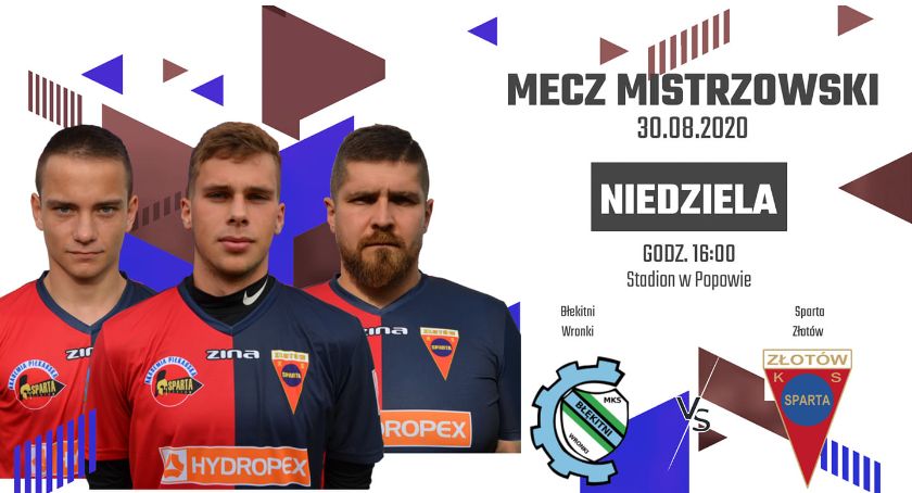 Spartanie zmierzą się z zespołem Błękitni Wronki