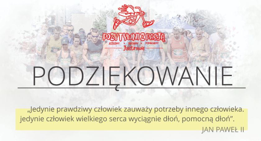 Organizatorzy II. Biegu Wolności w Jastrowiu dziękują za pomoc