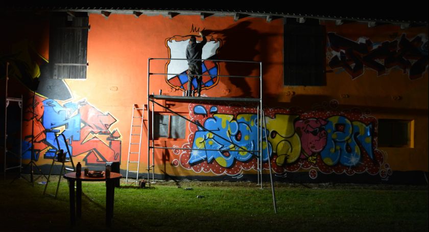 Lotyń ma swój mural