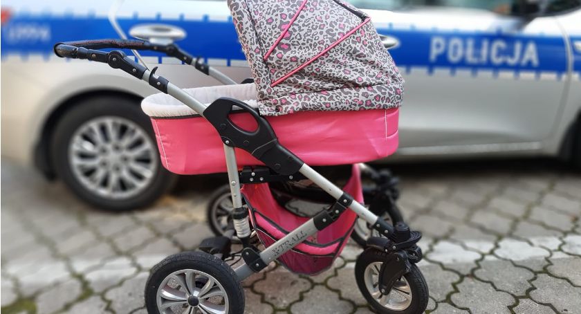 Znaleziono wózek dziecięcy