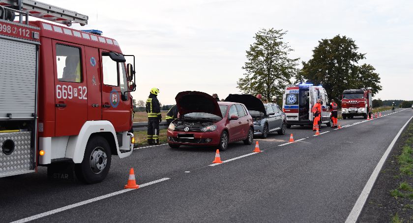 Kolizja na DK11 koło Okonka