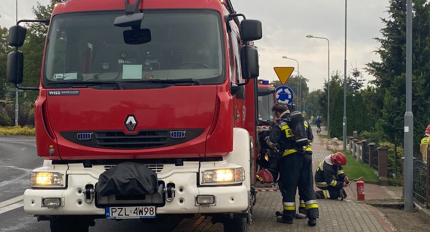 Ogień w domu przy ul. Leśnej w Złotowie