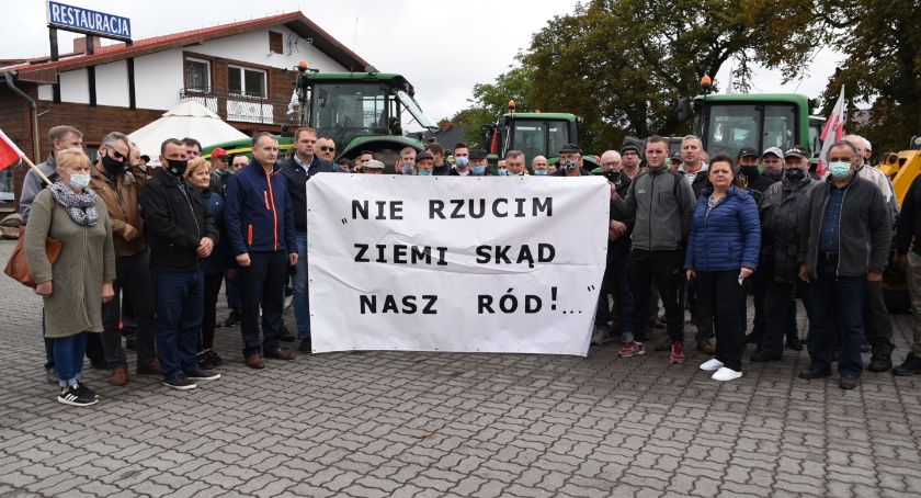 Protest rolników w Podgajach 