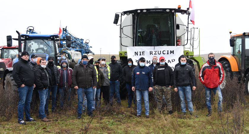 Protest rolników w Jastrowiu