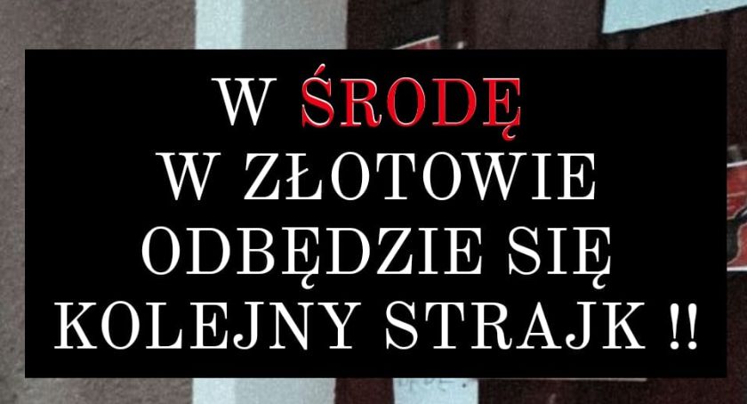 Kolejny strajk w Złotowie