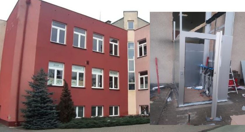 Przy Złotowskim Domu Kultury powstaje winda