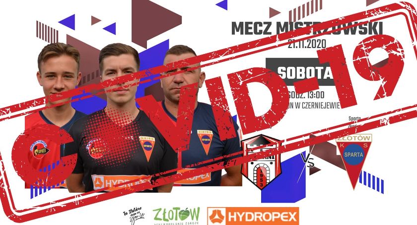 Jutrzejszy mecz odwołany
