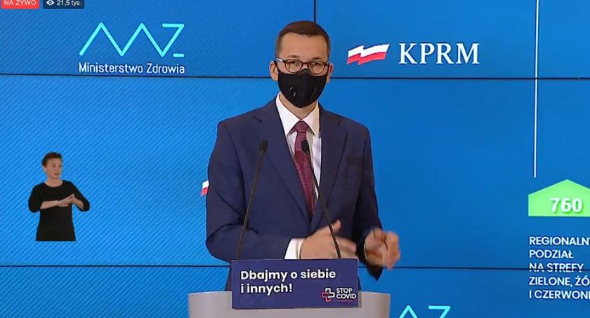 Premier przedstawił najnowsze decyzje w walce z pandemią