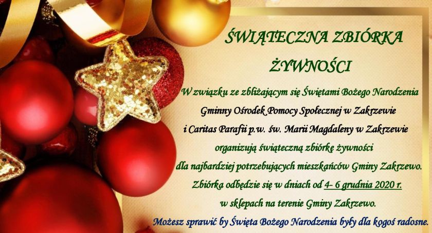 Świąteczna zbiórka żywności