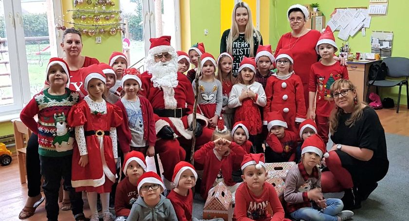 Święty Mikołaj w Przedszkolu Gminnym w Lipce