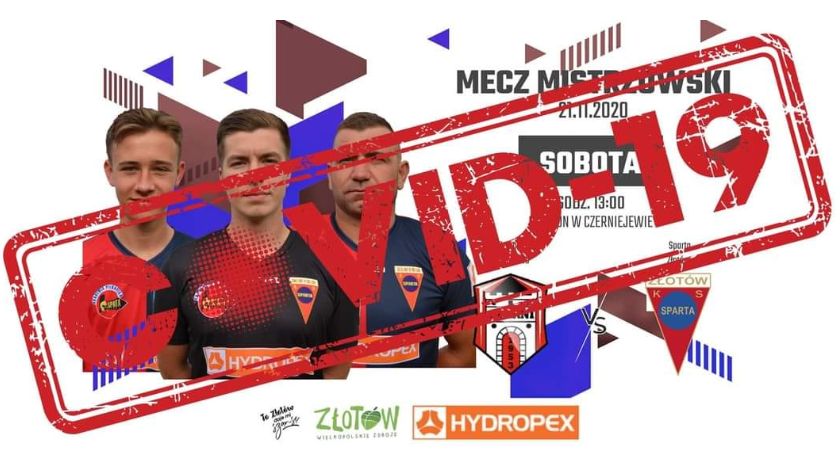 Mecz Sparty odwołany
