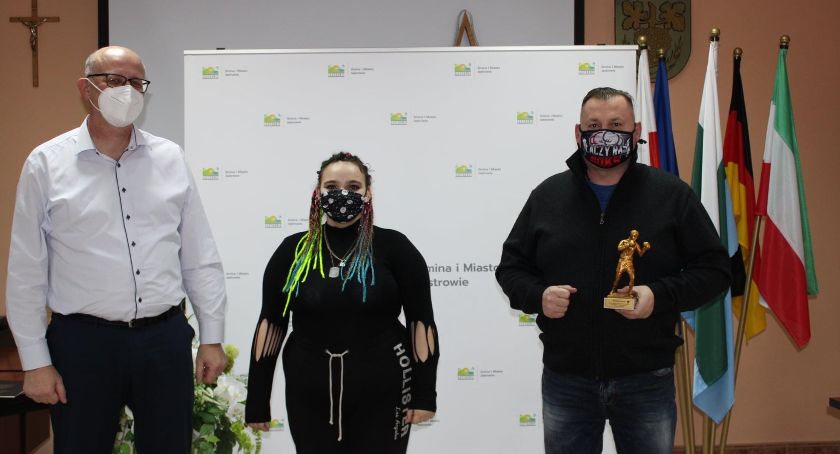 Gratulacje od burmistrza dla Patrycji Grzanki