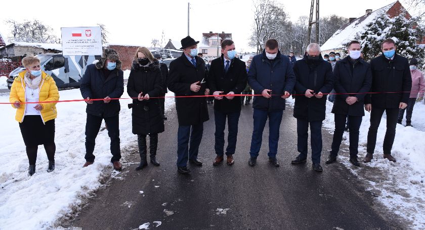 Oficjalne otwarcie drogi w Ciosańcu