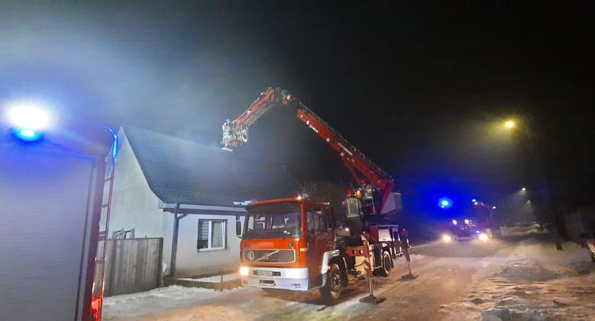 Pożar przewodu kominowego w Tarnówce