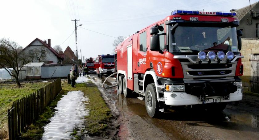 Pożar w Drożyskach Wielkich