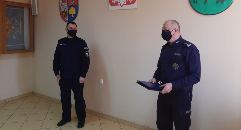 Pożegnanie zastępcy komendanta powiatowego policji w Złotowie