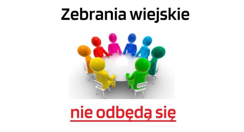 Zebrania wiejskie odwołane