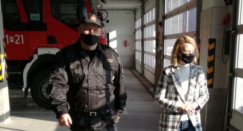 Posłanka z wizytą u strażaków w Złotowie