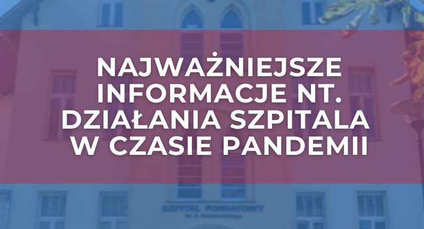 Zasady funkcjonowania Szpitala Powiatowego w Złotowie w obliczu pandemii