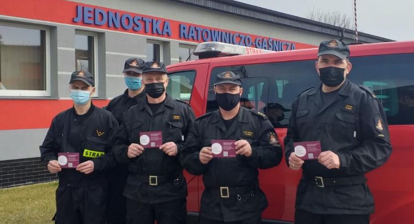Pierwsi zaszczepieni strażacy w Złotowie