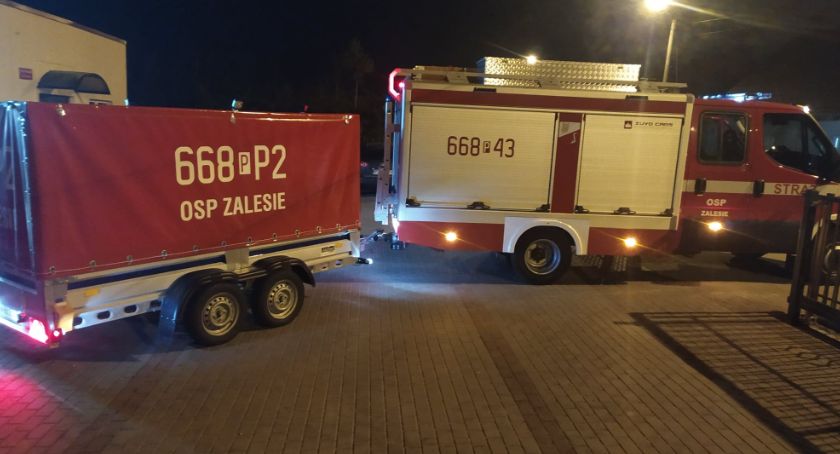 Nowa przyczepa na wyposażeniu OSP Zalesie