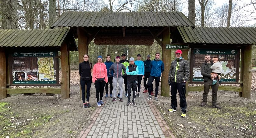 Pierwszy biegowy trening w Zwierzyńcu