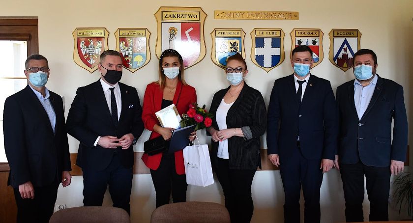 Klaudia Adamek z Nagrodą Wójta