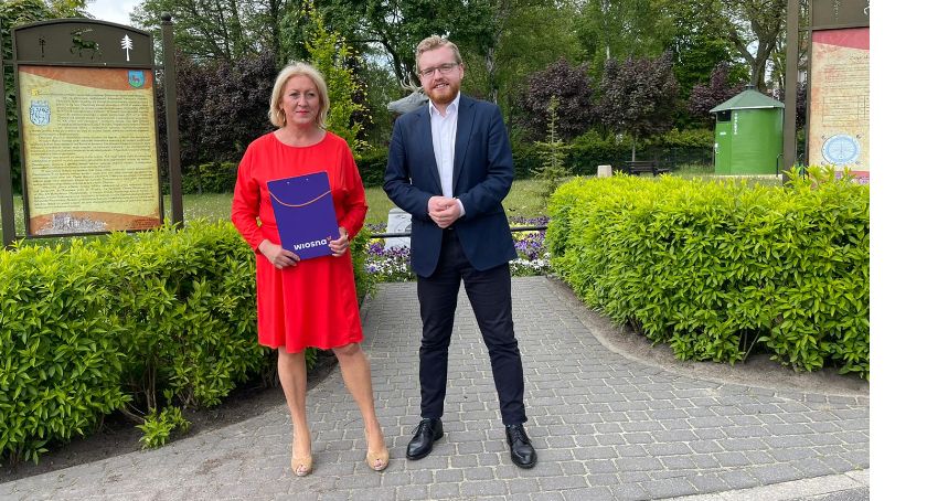 Przedstawiciele Młodej Lewicy i Wiosny Kobiet z wizytą w Złotowie