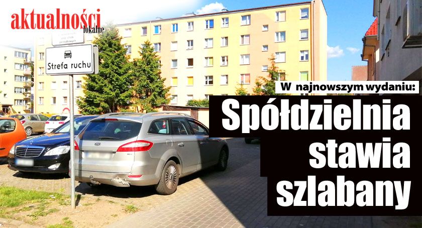 Spółdzielnia stawia szlabany