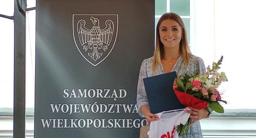 Klaudia Adamek ze stypendium olimpijskim Samorządu Województwa Wielkopolskiego.