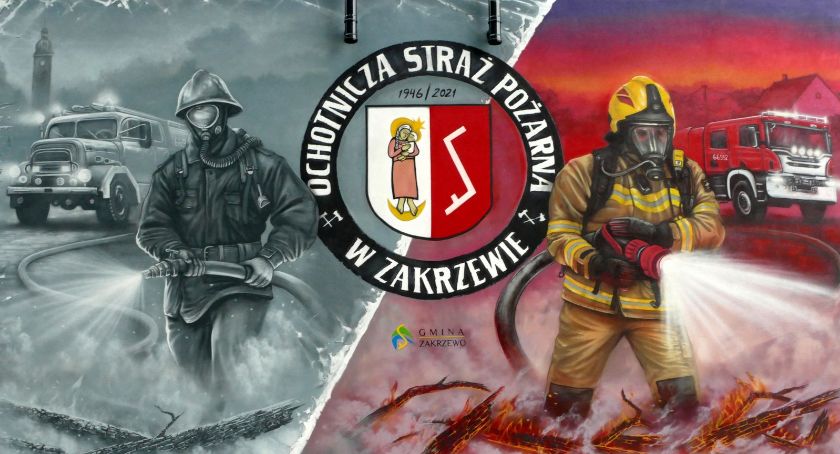 Strażacy mają mural