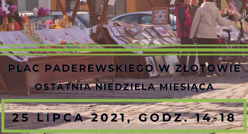 Targowisko Sztuki 2021 na Placu Paderewskiego w Złotowie