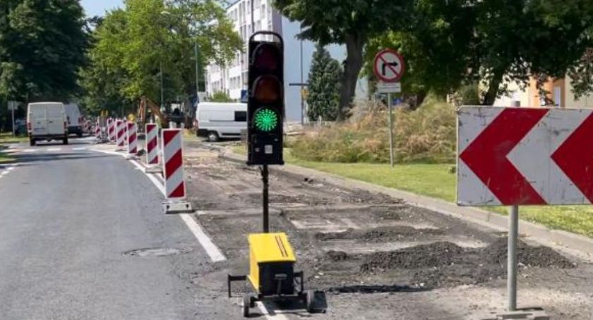 Skradziono część sygnalizatora drogowego