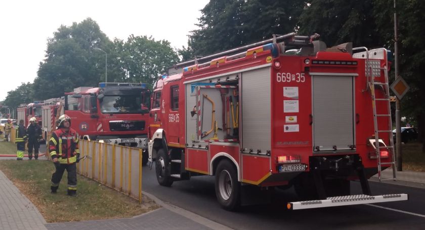 Pożar budynku gospodarczego w Okonku
