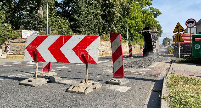 Utrudnienia w ruchu na ul. Zamkowej w Złotowie